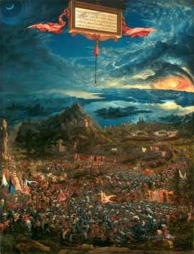 100 Great Art Painting - Albrecht Altdorfer The Battle of Alexander at Issus